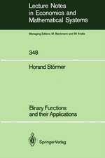 Binary Functions and their Applications