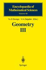 Geometry III: Theory of Surfaces