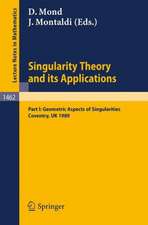 Singularity Theory and its Applications: Warwick 1989, Part I: Geometric Aspects of Singularities