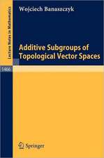 Additive Subgroups of Topological Vector Spaces