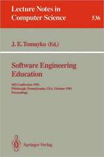 Software Engineering Education: SEI Conference 1991, Pittsburgh, Pennsylvania, USA, October 7-8, 1991. Proceedings