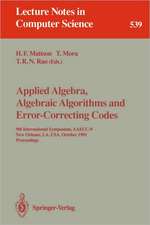 Applied Algebra, Algebraic Algorithms and Error-Correcting Codes: 9th International Symposium, AAECC-9, New Orleans, LA, USA, October 7-11, 1991. Proceedings