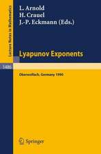 Lyapunov Exponents: Proceedings of a Conference held in Oberwolfach, May 28 - June 2, 1990