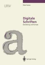 Digitale Schriften: Darstellung und Formate