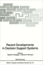 Recent Developments in Decision Support Systems