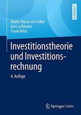 Investitionstheorie und Investitionsrechnung