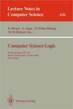 Computer Science Logic: 6th Workshop, CSL'92, San Miniato, Italy, September 28 - October 2, 1992. Selected Papers