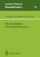 The Exploitation of Evolving Resources: Proceedings of an International Conference, held at Jülich, Germany, September 3–5, 1991