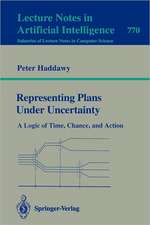 Representing Plans Under Uncertainty: A Logic of Time, Chance, and Action