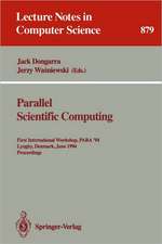 Parallel Scientific Computing: First International Workshop, PARA '94, Lyngby, Denmark, June 20 - 23, 1994. Proceedings