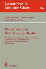 Recent Trends in Data Type Specification