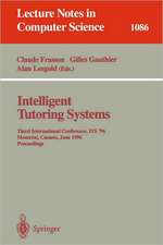 Intelligent Tutoring Systems: Third International Conference, ITS'96, Montreal, Canada, June 12-14, 1996. Proceedings