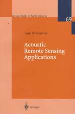 Acoustic Remote Sensing Applications