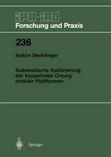 Automatische Kalibrierung der koppelnden Ortung mobiler Plattformen