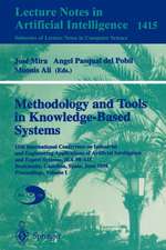 Methodology and Tools in Knowledge-Based Systems: 11th International Conference on Industrial and Engineering Applications of Artificial Intelligence and Expert Systems, IEA-98-AIE, Benicassim, Castellon, Spain, June, 1998 Proceedings, Volume I