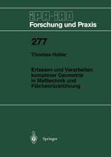 Erfassen und Verarbeiten komplexer Geometrie in Meßtechnik und Flächenrückführung