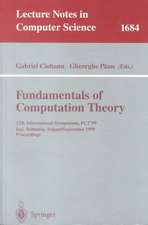 Fundamentals of Computation Theory: 12th International Symposium, FCT'99 Iasi, Romania, August 30 - September 3, 1999 Proceedings