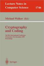 Cryptography and Coding: 7th IMA International Conference, Cirencester, UK, December 20-22, 1999 Proceedings