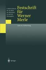 Festschrift für Werner Merle: Zum 60. Geburtstag