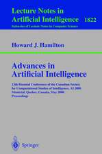 Advances in Artificial Intelligence: 13th Biennial Conference of the Canadian Society for Computational Studies of Intelligence, AI 2000 Montreal, Quebec, Canada, May 14-17, 2000 Proceedings