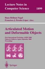 Articulated Motion and Deformable Objects: First International Workshop, AMDO 2000 Palma de Mallorca, Spain, September 7-9, 2000 Proceedings