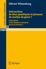 Intersections de deux quadriques et pinceaux de courbes de genre 1: Intersections of two quadrics and pencils of curves of genus 1