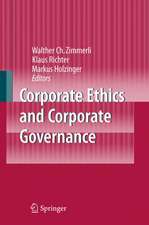 Corporate Ethics and Corporate Governance