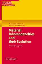 Material Inhomogeneities and their Evolution: A Geometric Approach