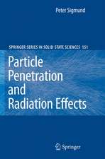 Particle Penetration and Radiation Effects: General Aspects and Stopping of Swift Point Charges