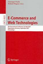 E-Commerce and Web Technologies: 8th International Conference, EC-Web 2007, Regensburg, Germany, September 3-7, 2007, Proceedings