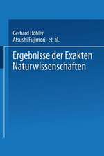 Ergebnisse der Exakten Naturwissenschaften