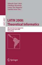 LATIN 2008: Theoretical Informatics: 8th Latin American Symposium, Búzios, Brazil, April 7-11, 2008, Proceedings