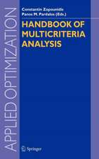 Handbook of Multicriteria Analysis