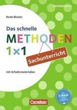 Fachmethoden Grundschule: Das schnelle Methoden 1x1 Sachunterricht