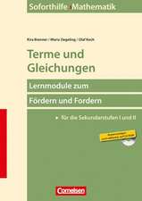 Soforthilfe Mathematik: Terme und Gleichungen