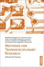 Methods for Transdisciplinary Research – A Primer for Practice