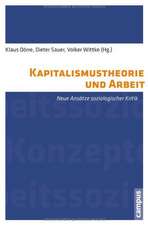 Kapitalismustheorie und Arbeit