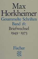 Horkheimer, M: Gesammelte Schriften 18