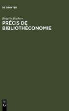 Précis de Bibliothéconomie