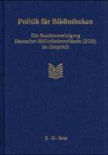 Politik für Bibliotheken: Die Bundesvereinigung Deutscher Bibliotheksverbände im Gespräch. Birgit Dankert zum Ende ihrer Amtszeit als Sprecherin der BDB