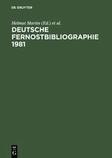 Deutsche Fernostbibliographie 1981