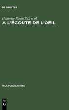 A l’écoute de l’oeil: Les collections iconographiques et les bibliothèques. Actes du colloque organisé par la Section des Bibliothèques d’Art de l’IFLA Genève, 13-15 mars 1985