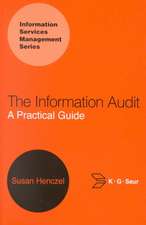 The Information Audit – A Practical Guide