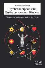 Psychotherapeutische Erstinterviews mit Kindern