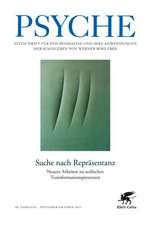 Suche nach Repräsentanz - Doppelheft PSYCHE Sept./Okt. 2014