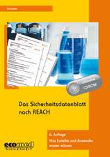 Das Sicherheitsdatenblatt nach REACH