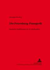 Die Petersburg-Panegyrik