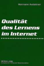 Qualitat Des Lernens Im Internet