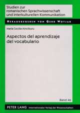 Aspectos del Aprendizaje del Vocabulario