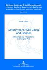 Employment, Well-Being and Gender